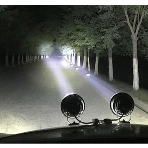 2pcs 60W Spot Beam Car Led headlight off road Wild driving Spotlight 4x4 SUV ATV UTV Bumper Roof working headlamp set 12v 24v