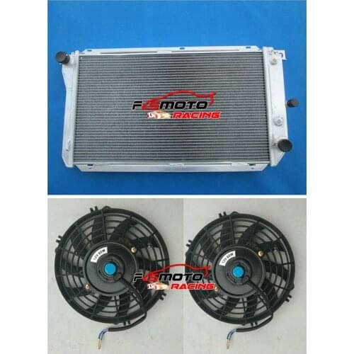 3 Row 52mm All Aluminum Radiator + Fan For Ford EF EF2 EL NF NL DF/L Falcon Fairline