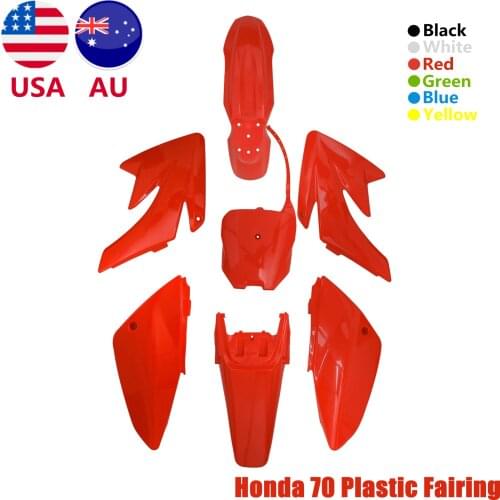 6 colors Plastic covers Fairing Kits CRF70 CRF 70 dirt Pit Bike Procket Bike Xmotos Baja DR50 49 50cc 70 90 110 Kayo HK 160
