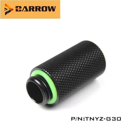 BARROW G1/4'' Male to Female Extend Connect Adapter M to F Increase 30mm Length computer water Cooling fittings TNYZ-G30