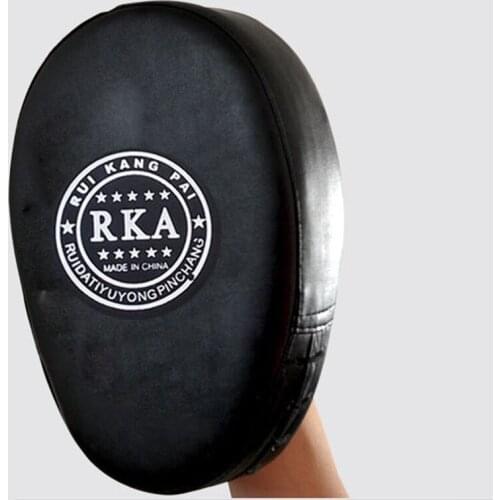 Boxing Hand Target Taekwondo Kicking Pad for Muay Thai Exercise and Sanda MMA Training Equipment PU Leather Gloves 25x20x4cm