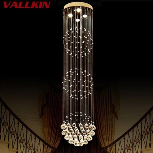 Large Luxury Crystal chandelier Living Room lustre sala de cristal Modern Round Ball Chandeliers Light Fixture Wedding Deco