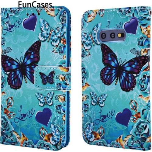 Cases Cartoon For estojo Samsung S10 Lite Pony Carcasa sFor Aksesuar Samsung Galaxy para S10E PU Leather Flip Wallet Case