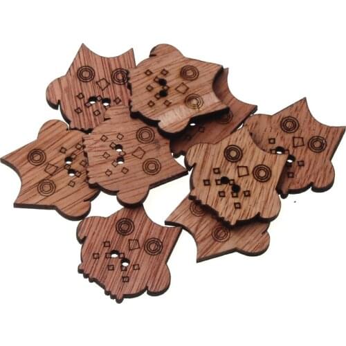 10pcs Owl Wooden Scrapbooking Paitning Collection Hanging Ornament Wood Craft DIY Accessory Home Decoration 31x34mm