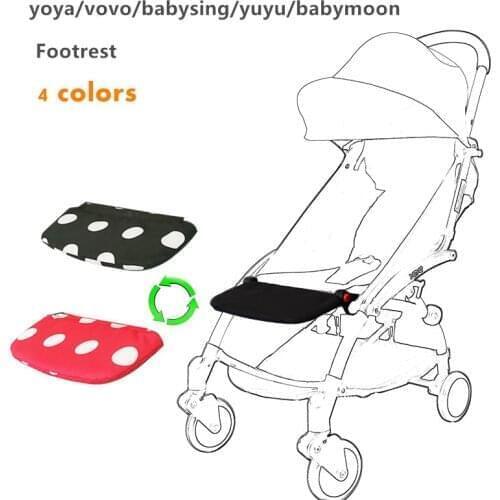 2017 New Babytime Stroller Baby Sleep Extend Board Baby Stroller Accessory Footrest Black 16cm Longer General Footboard