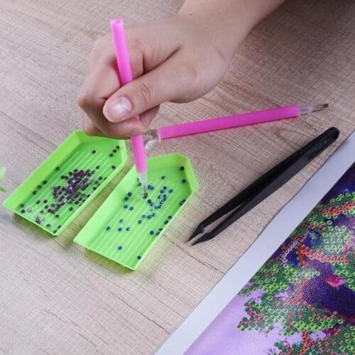 DIY Diamond Painting Tool 5D Diamond Painting Cross Stitch Embroidery Pen Accessories Set Mosaic Glue Nail Pen Kit Tweezers