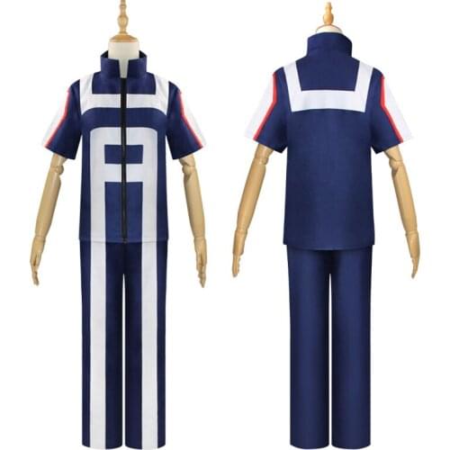 Anime My Hero Academia Gymnastics Uniforms High School Midori Valley Ikuhisa Bakugo Katsuki Cosplay Gymnastics Uniforms