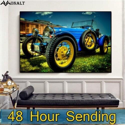 Canvas Cars Art Modern Art For Home Wall Decor Retro Car Posters Living Room Decorative Picture Classical Canvas Wall Pictures