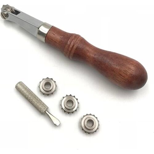 3mm 4mm 5mm Stainless Steel Hole Spacing Leather Tool Wheel Punches Stitching Punch Tool Wheel Leather Craft Tools