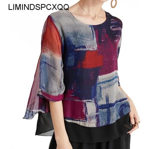 LIMINDSPCXQQ Womens Silk Shirts