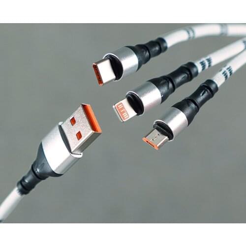 Best Integrated Charging Cable Universal USB Multi Charger Cord for iPhone 7 8 x xs 11 12 13 Pro max Samsung XiaoMi