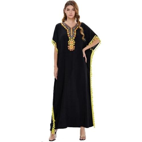 Fahion Muslimah fake two pieces Robe Musulmane Turkish Dubai fashion Muslim kaftan Robe full length Worship Service abaya