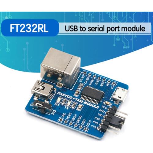 FT232RL 3 in 1 USB to Serial Port Module USB Type B / MINI USB / Micro USB 3 Interface to UART Module for Arduino