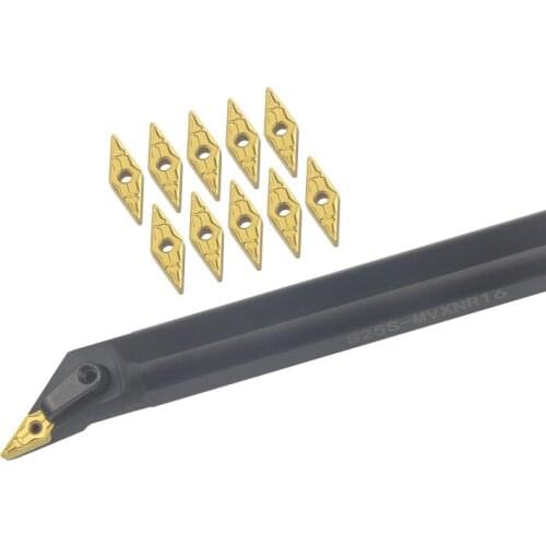 S20R-MVXNR16 S25S-MVXNR16 S32T-MVXNR16 Internal Turning Tool Holder VNMG16 Carbide Inserts Lathe Bar CNC Cutting Tools Set