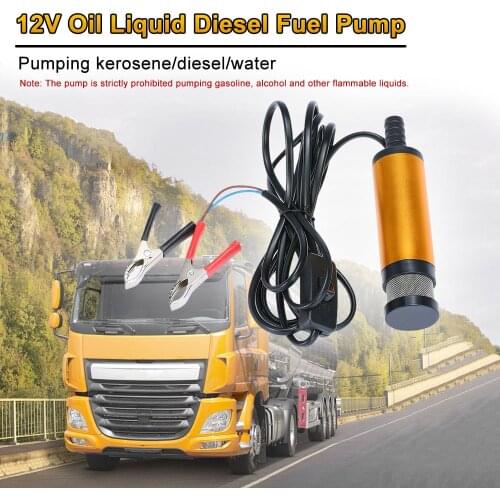 Oil Diesel Fuel Water Pump 12V Transfer Pump for Car Caravan Marine Boat