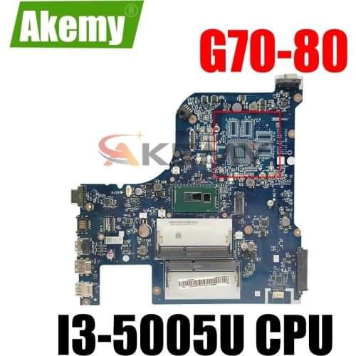 NM-A331 original mainboard for Lenovo G70-80 with I3-5005U Laptop motherboard
