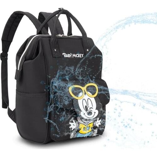 Disney Kids Nappy Backpack Waterproof Baby Diaper Bags Maternity Mom Large Cosmetic Handbags Women Stroller Bag