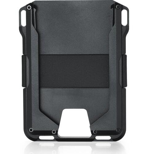 SEMORID2020 New Mens Outdoor Metal Work ID Credit Card Holder RFID Anti-Theft Aluminum Wallet