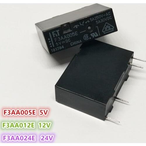 Brand new and original 5V 12V 24V 4pins relay F3AA005E, F3AA012E, F3AA024E