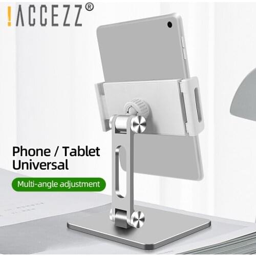 !ACCEZZ Universal Phone Holder Stand For iPhone 12 Samsung S20 Xiaomi For iPad Tablet Stand Adjustable Desk Mobile Phone Bracket