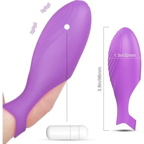 Finger Sleeve Vibrator G Spot Massage Clit Stimulate Flirting Sex Toys For Women Female Masturbator Adult Products Sex Shop