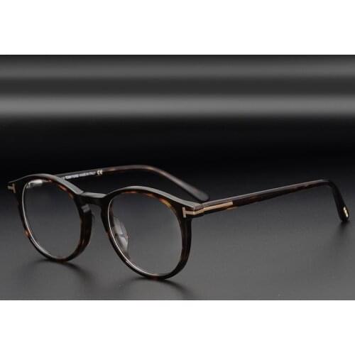 Top Qulity Brand Acetate Optical Black Eyewear For Male Female Personality Frame Men And Women Glasses Spring Legs Eyewear