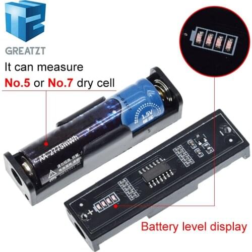 GREATZT High precision Battery level tester battery capacity suit for AAA Size 5 Size 7 Battery Tester Checker