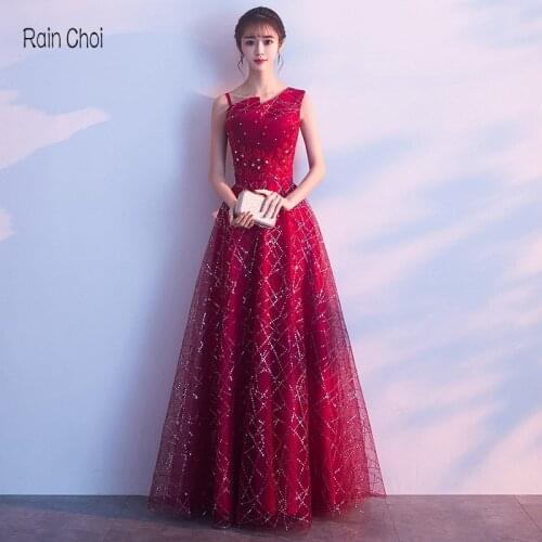 Women Evening Dress 2021 Floor-length Formal Party Gowns Long Prom Dresses