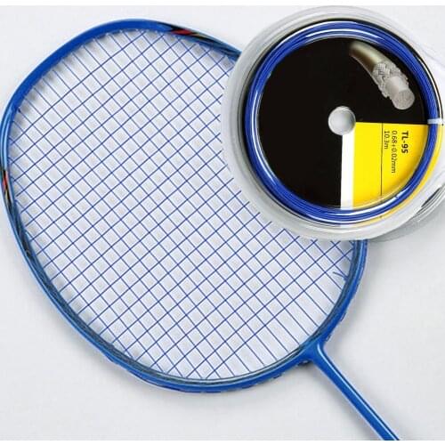 10.3m/0.68mm professional high-elastic badminton line, impact resistant racket line BG95 badminton accessories for competition