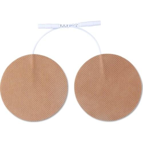10 Pairs TENS Electrodes Pads Size Diameter 7cm With Plug Hole 2.0mm For TENS/EMS Machines