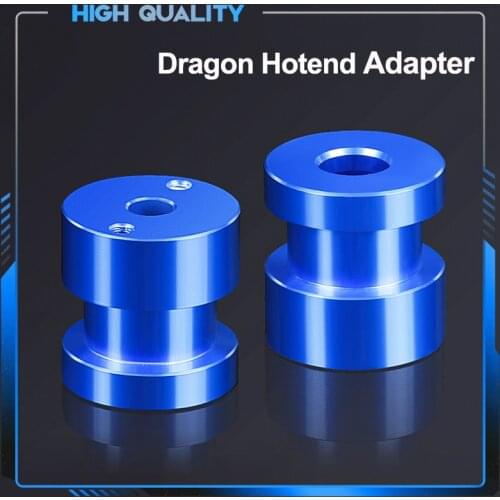 Dragon Adapter Aluminum 3D Printer Parts For Dragon Hotend V2.0 J-head Hotend Connector Quick Titan BMG I3 MK3 Extruder
