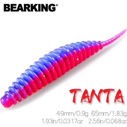 BEARKING Tanta 49mm 65mm Fishing Lure Soft Lure Shad Silicone Baits Wobblers Swimbait Artificial leurre souple