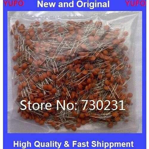 Free Shipping One Pack 1000PCS Ceramic Disc Capacitors 50V 100nF 0.1uF 104pF