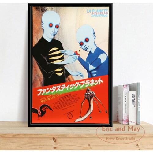 Fantastic Planet La planete sauvage Sci-Fi Classic Movie Art Painting Vintage Canvas Poster Wall Home Decor