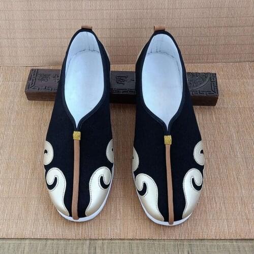 High quality handmade cotton taoist taoism wushu sneakers shaolin monks kung fu martial arts tai chi shoes
