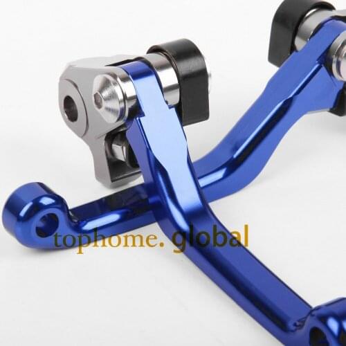 Hot one pair CNC Pivot Dirttbike Brake Clutch Levers For Yamaha YZ250F 2007 2008
