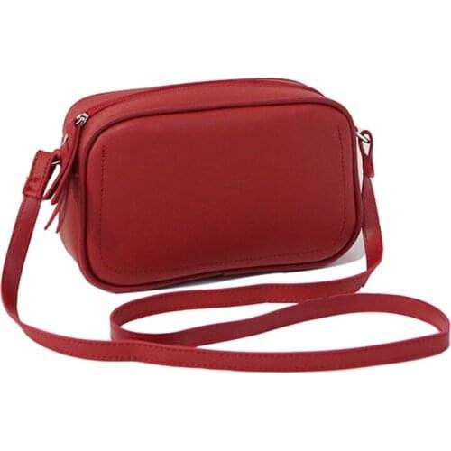 New Simple Obag Shoulder Bags for Girls Purse PU Leather Crossbody Bags Women Handbag Lady Retro Messenger Bag Mini Pouch Bag