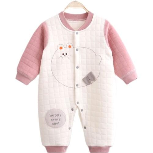 New Baby Rompers Spring and Autumn Newborn Long Sleeve Warm Jumpsuit Boys Girls clothing Cotton Cartoon Outfits baby boy clothes