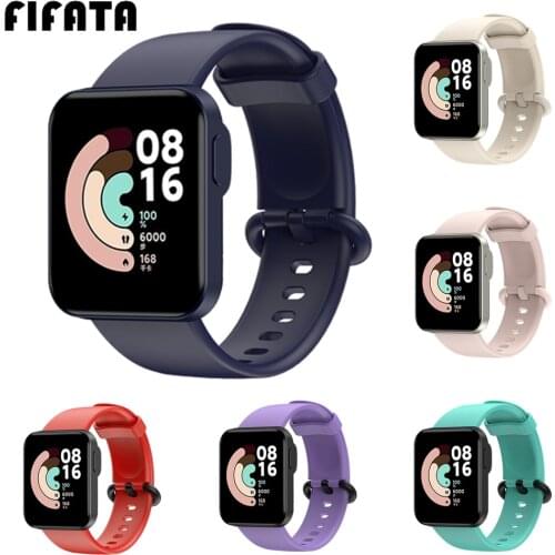 FIFATA Smart Watch Band Silicone Strap Bracelet For Xiaomi Mi Watch Lite Replacement Wristbands For Redmi Watch Sport Strap Belt