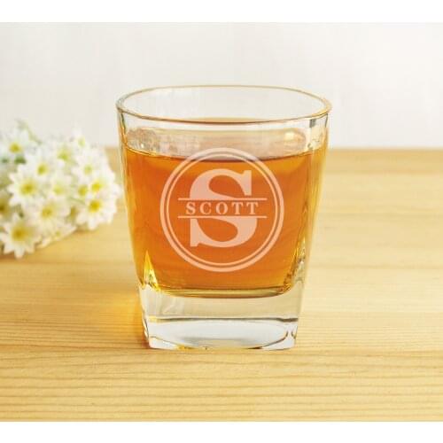Custom Whiskey Glass, Monogrammed Whiskey Glasses, Personalized Whiskey Glasses, Engraved Name, Wedding Gifts for Him
