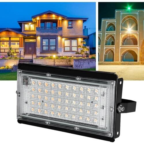 100W 2835 LED Handheld Floodlight AC180-240V Garage Wall Lamp IP65 Courtyard Parthway Emergency Light 3000K-6000K Street Lamp
