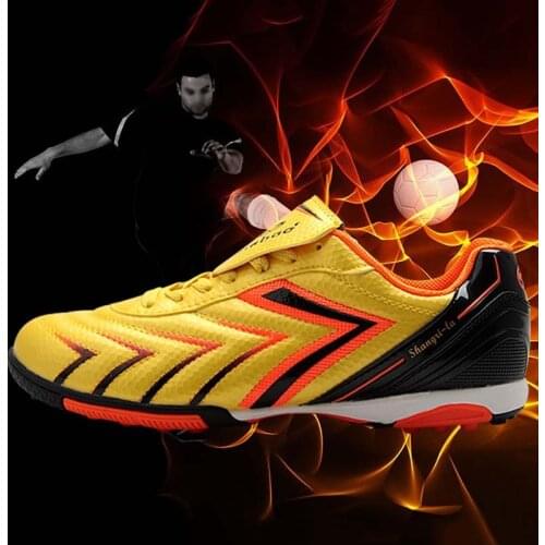 TIEBAO Men Soccer Shoes Breathable Football Boots Training Sport Football Shoes Outdoor Turf Sneakers EU 39-45 Parent-Kid Shoes