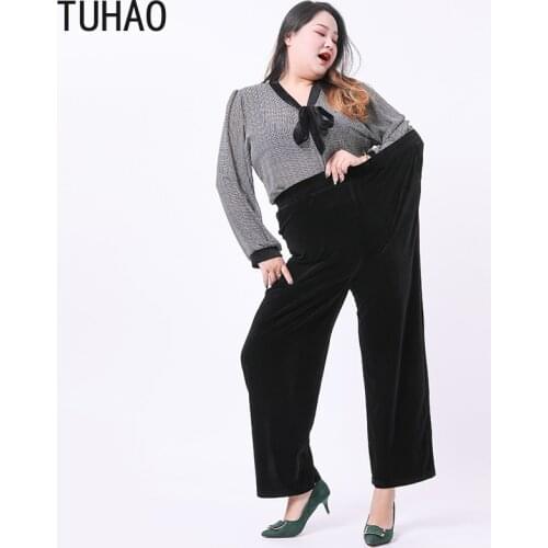 Женские бархатные брюки TUHAO China At AliExpress