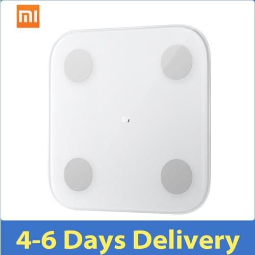 New Xiaomi Mi Body Composition Scale 2 Smart Fat Weight Health Scale BT5.0 Balance Test 13 Body Date BMI Weight Scale Mi Fit APP