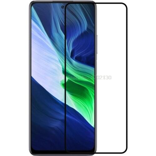 Tempered Glass For Infinix Note 10 Glass Full Cover Glue Screen Protector For Infinix Note 10 Pro Phone Glass