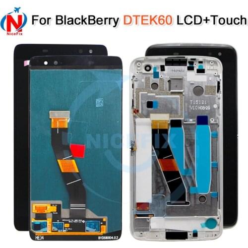 For Blackberry Dtek60 LCD Dtek 60 Display Touch Screen Digitizer Assembly Replacement Parts For BlackBerry Dtek60 LCD with frame