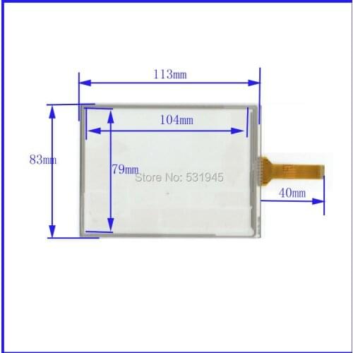 ZhiYuSun NEW 113mm*83mm Touch Screen USB touch panel overlay kit 113*83 TOUCH SCREEN GLASS HLD-TP-1359