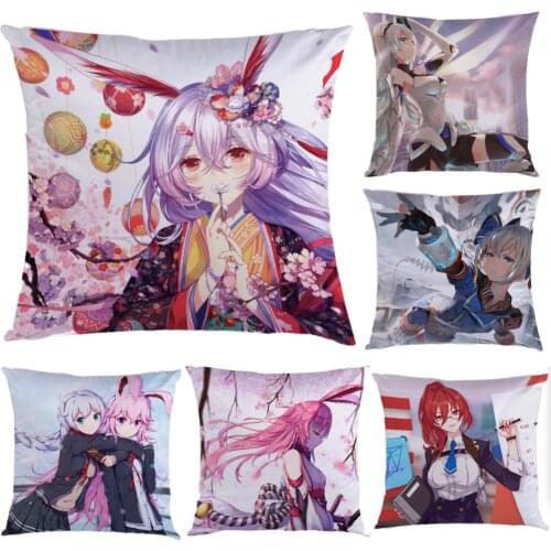 45X45cm Honkai Impact 3 Pillowcase Hugging Body Pillow cover sexy Anime Game Pillow Cushion school Girl boyfriend Gifts