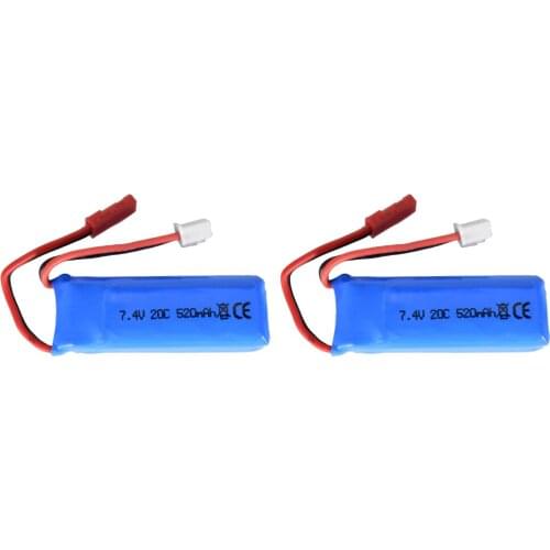WLtoys K969 Battery 7.4V 520mAh for K969 K979 K989 K999 P929 P939 RC Car Parts