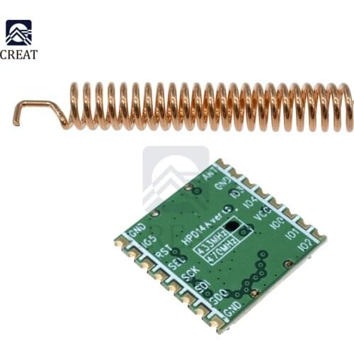 433Mhz Lora SX1278 Long Range RF Wireless Module SPI Build-in Temperature Sensor for Arduino DRF1278F